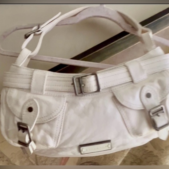 Burberry Luxury Soft White Leather Handbag Bag,All Products : American Fashion Style Bags On Sale